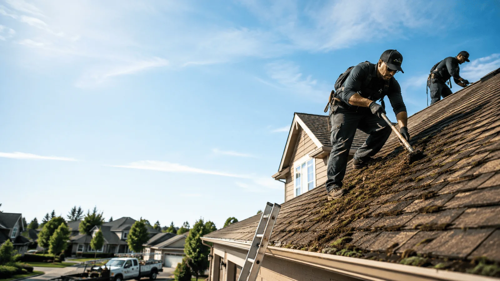 Roof Moss Removal in Arcadia, LA near me